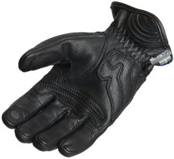 Lindstrands Motorradhandschuhe LAUDER Leder CE -Motorradbekleidungsgeschäft lindstrands lauder schwarz 2