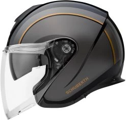 Schuberth Jethelm M1 PRO Mit Großem Visier Und Getönter Sonnenblende -Motorradbekleidungsgeschäft m1 pro outline black 90 1