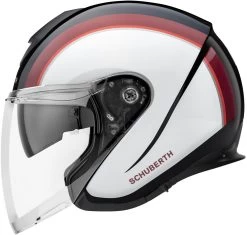 Schuberth Jethelm M1 PRO Mit Großem Visier Und Getönter Sonnenblende -Motorradbekleidungsgeschäft m1 pro outline red 90 1