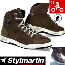 Stylmartin Motorradschuhe MARSHALL Stiefel Sneaker Wasserdicht Leder
