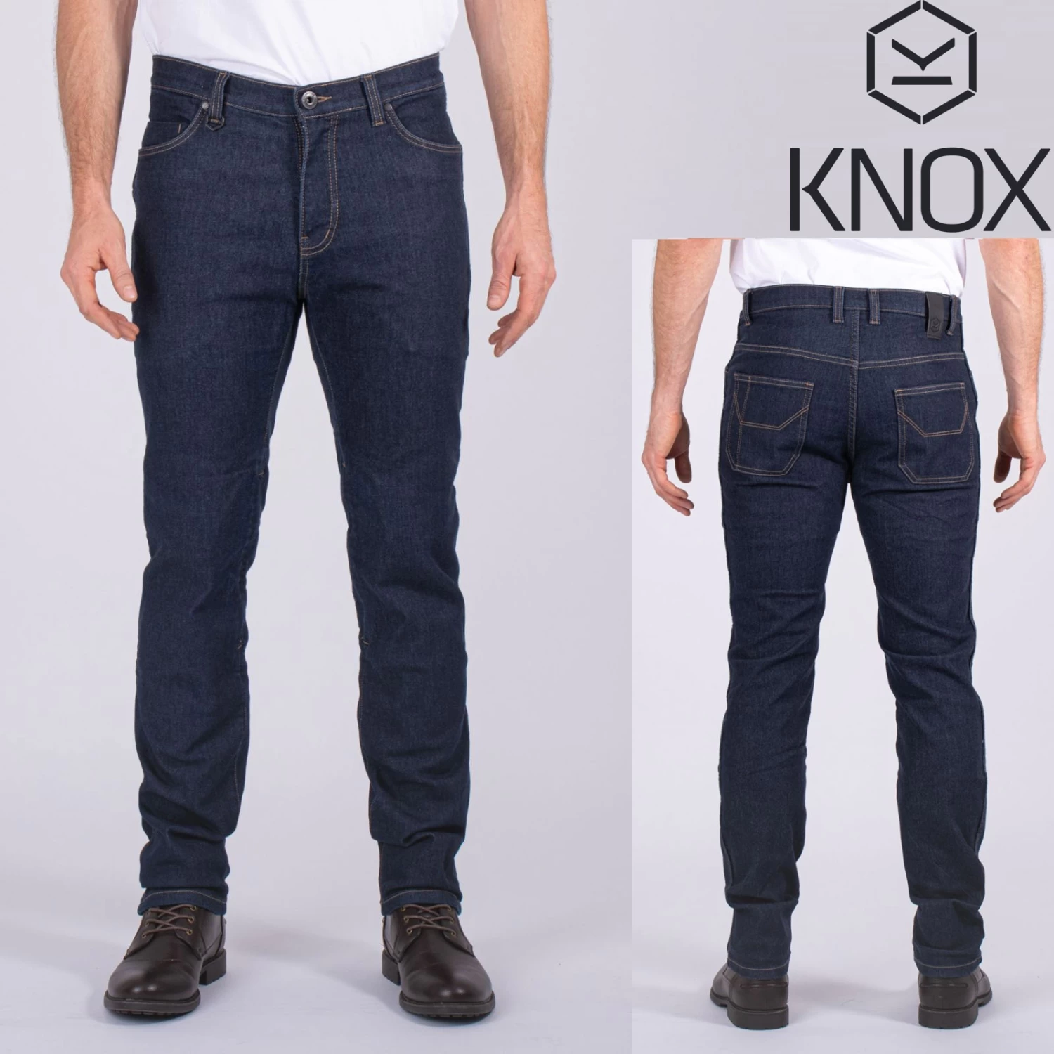 Knox Motorradjeans RICHMOND MK II Denim Für Herren Cordura CE Aramid Mit Protektoren 3 Knox Motorradjeans RICHMOND MK II Denim Für Herren Cordura CE Aramid Mit Protektoren
