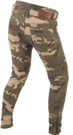 Trilobite Motorradjeans MICAS URBAN Damen Slim-Fit CE AA Mit Aramid Und SAS-TEC Knieprotektoren -Motorradbekleidungsgeschäft micas urban ladies camo2