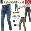 Trilobite Motorradjeans MICAS URBAN Damen Slim-Fit CE AA Mit Aramid Und SAS-TEC Knieprotektoren