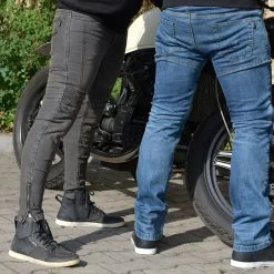 Trilobite Motorradjeans MICAS URBAN Damen Slim-Fit CE AA Mit Aramid Und SAS-TEC Knieprotektoren -Motorradbekleidungsgeschäft micas urban ladies grey7 1