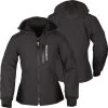 Modeka Softshell-Motorrad-Hoodie CLARKE LADY Für Damen Wasserdicht Herausnehmbare Thermoweste Mit Protektoren -Motorradbekleidungsgeschäft modeka clarke lady jacket multi hauptbild all ohne