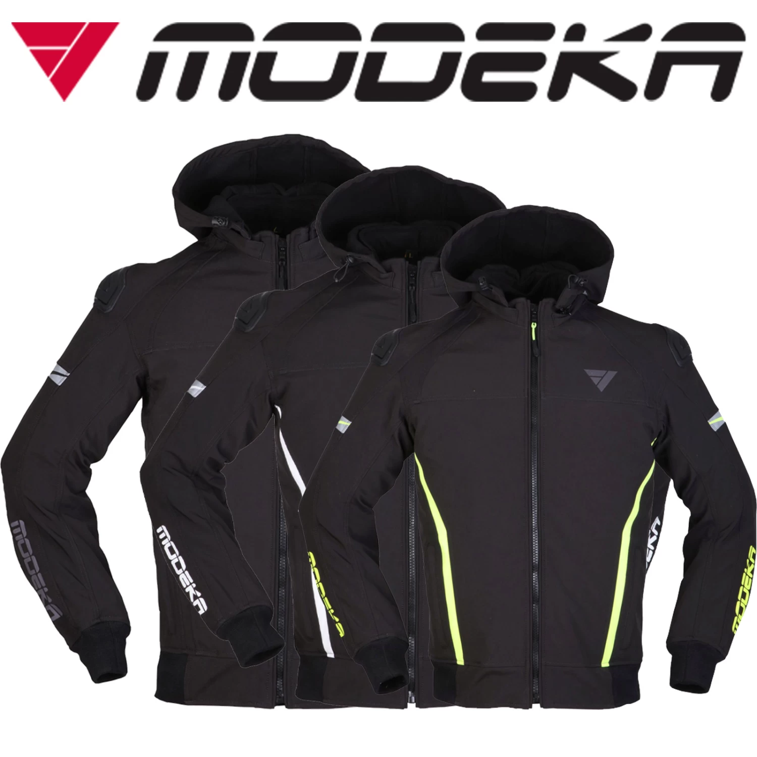 Modeka Softshell-Hoodie CLARKE SPORT Motorradjacke Wasserdicht CE A Mit Protektoren Und Thermofutter 3 Modeka Softshell-Hoodie CLARKE SPORT Motorradjacke Wasserdicht CE A Mit Protektoren Und Thermofutter