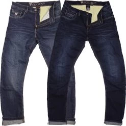 Modeka Motorradjeans GLENN Denim Aramid Stretch Mit Höhenverstellbaren Knieprotektoren -Motorradbekleidungsgeschäft modeka glenn pants multi hauptbild all ohne