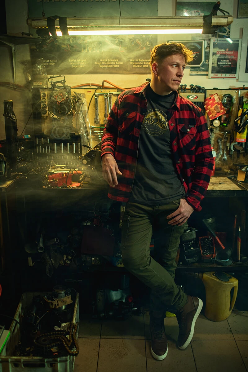 Modeka Flanellhemd NOONER Motorradjacke Holzfällerhemd CE A Aramid Mit Protektoren 6 Modeka Flanellhemd NOONER Motorradjacke Holzfällerhemd CE A Aramid Mit Protektoren – Bild 4