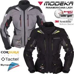 Modeka Damen Motorradjacke PANAMERICANA LADY Wasserdicht Sympatex Inkl. Protektoren