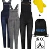 MotoGirl Motorrad-Latzhose IRENE DUNGRI Für Damen CE A Aramid Mit Protektoren