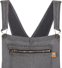 MotoGirl Motorrad-Latzhose IRENE DUNGRI Für Damen CE A Aramid Mit Protektoren 26 MotoGirl Motorrad-Latzhose IRENE DUNGRI Für Damen CE A Aramid Mit Protektoren -Motorradbekleidungsgeschäft motogirl irene dungry grau 3