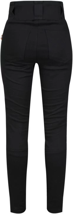 MotoGirl Motorrad-Leggings RIBBED KNEE Für Damen CE AA Aramid Inklusive Protektoren -Motorradbekleidungsgeschäft motogirl ribbed knee schwarz 2