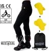 MotoGirl Motorrad-Leggings RIBBED KNEE Für Damen CE AA Aramid Inklusive Protektoren