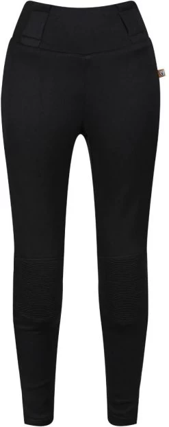 MotoGirl Motorrad-Leggings SHERRIE Damen CE AAA Mit Mesh-Futter Hoher Taille Und Protektoren -Motorradbekleidungsgeschäft motogirl sherrie leggings black 1 1