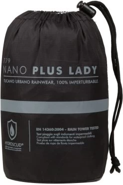 MotoGirl Motorradjacke WATERPROOF By Tucano Urbano Regenjacke Wasserdicht -Motorradbekleidungsgeschäft motogirl waterproof jacket tu black 7