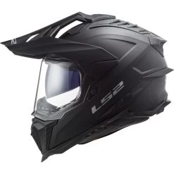 LS2 MX701 Explorer ECE 22.06 Adventure Enduro Helm Mit Sonnenblende Und Pinlock -Motorradbekleidungsgeschäft mx701 explorer solid matt black 407011011 a 1