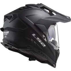 LS2 MX701 Explorer ECE 22.06 Adventure Enduro Helm Mit Sonnenblende Und Pinlock -Motorradbekleidungsgeschäft mx701 explorer solid matt black 407011011 back