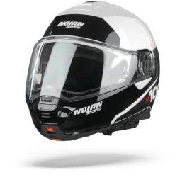 Nolan Klapphelm N100-5 PLUS N-Com Mit LPC-System Sonnenblende Und Pinlock -Motorradbekleidungsgeschäft n100 5 plus distinctive n com metal white 22.04 1