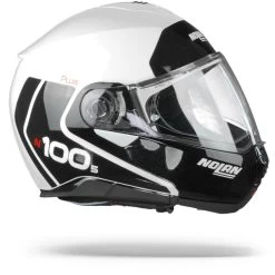 Nolan Klapphelm N100-5 PLUS N-Com Mit LPC-System Sonnenblende Und Pinlock -Motorradbekleidungsgeschäft n100 5 plus distinctive n com metal white 22.29 1