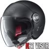 Nolan Jethelm N21 VISOR Retro-Vintage Helm Mit Getönter Sonnenblende Und Großem Visier 2 Nolan Jethelm N21 VISOR Retro-Vintage Helm Mit Getönter Sonnenblende Und Großem Visier -Motorradbekleidungsgeschäft n21 visor classic flat black 10 haupt