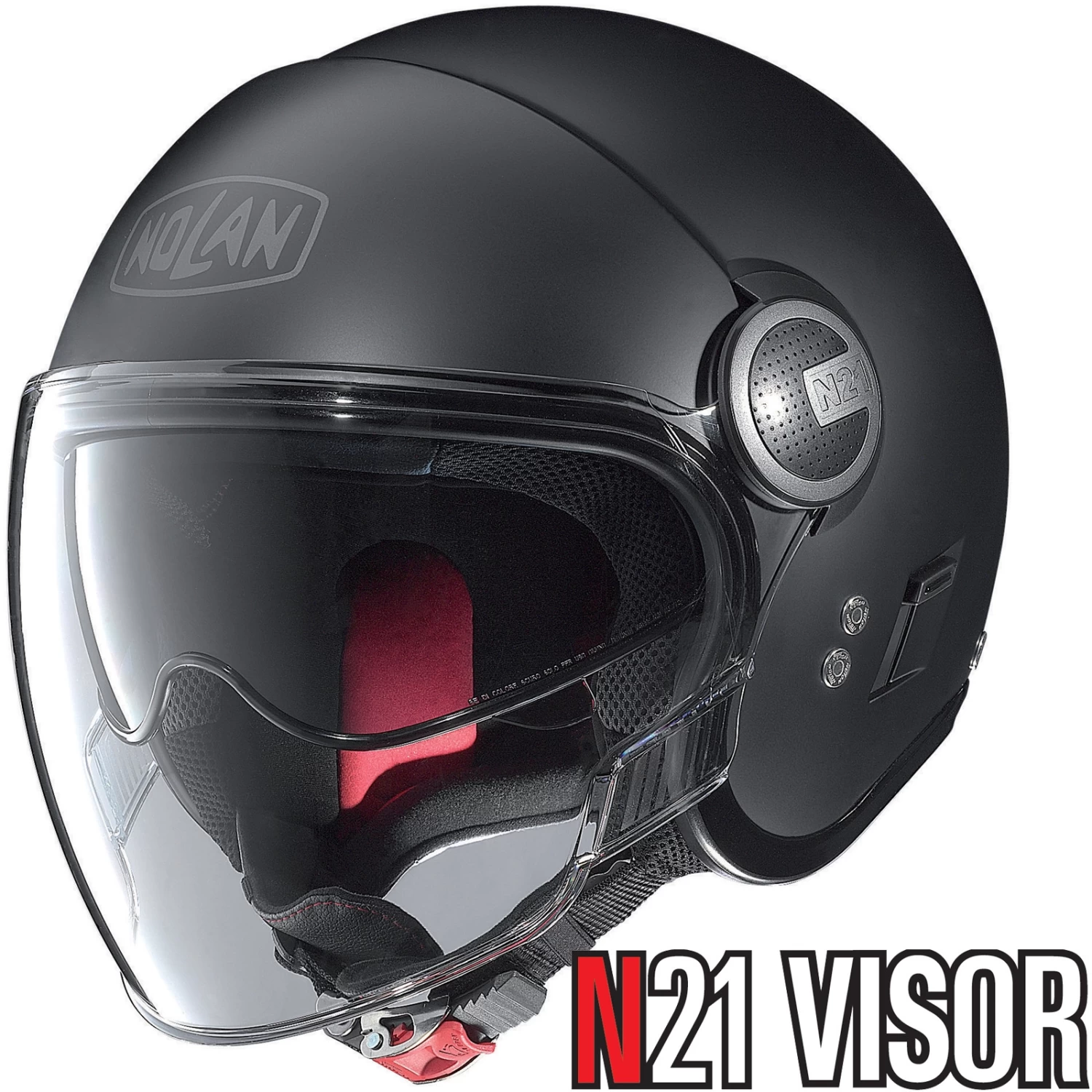 Nolan Jethelm N21 VISOR Retro-Vintage Helm Mit Getönter Sonnenblende Und Großem Visier 3 Nolan Jethelm N21 VISOR Retro-Vintage Helm Mit Getönter Sonnenblende Und Großem Visier