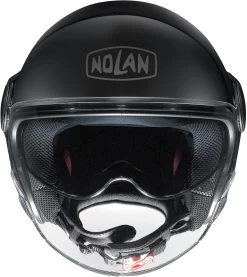Nolan Jethelm N21 VISOR Retro-Vintage Helm Mit Getönter Sonnenblende Und Großem Visier 11 Nolan Jethelm N21 VISOR Retro-Vintage Helm Mit Getönter Sonnenblende Und Großem Visier -Motorradbekleidungsgeschäft n21 visor classic fbk 010 front 2