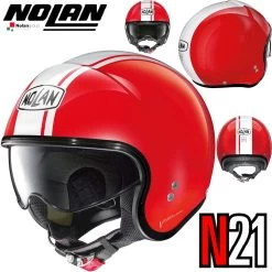 Nolan Jethelm N21 Retro-Vintage Helm Mit Blau Getönter Sonnenblende -Motorradbekleidungsgeschäft n21 dolce vita cred 104 xhaupt