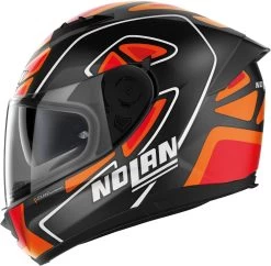 Nolan Integralhelm N60-6 GEMINI REPLICA Mit Ultra-Wide-Visier VPS Sonnenblende Und Pinlock ECE 22.06 -Motorradbekleidungsgeschäft n60 6 gemini replica fbk 45 side 5 2