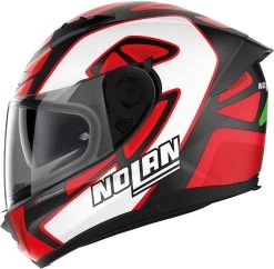 Nolan Integralhelm N60-6 GEMINI REPLICA Mit Ultra-Wide-Visier VPS Sonnenblende Und Pinlock ECE 22.06 -Motorradbekleidungsgeschäft n60 6 gemini replica fbk 46 side 5 2