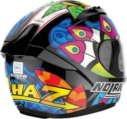 Nolan Integralhelm N60-6 GEMINI REPLICA Mit Ultra-Wide-Visier VPS Sonnenblende Und Pinlock ECE 22.06 -Motorradbekleidungsgeschäft n60 6 gemini replica mbk 47 34back 4 2