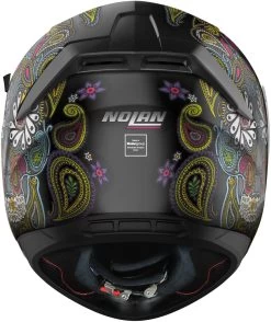 Nolan Integralhelm N60-6 Ritual Mit Ultra-Wide-Visier VPS Sonnenblende Und Pinlock ECE 22.06 9 Nolan Integralhelm N60-6 Ritual Mit Ultra-Wide-Visier VPS Sonnenblende Und Pinlock ECE 22.06 -Motorradbekleidungsgeschäft n60 6 ritual fbk 067 back 3