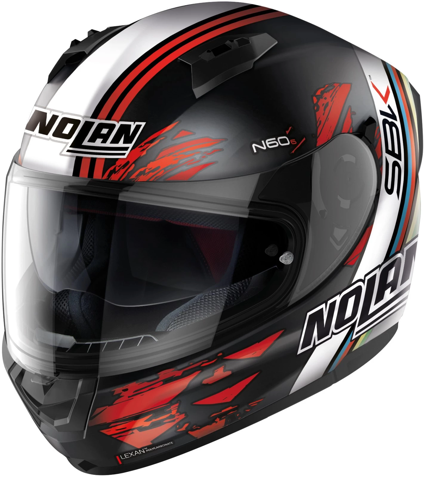 Nolan Integralhelm N60-6 SBK 56 Mit Ultra-Wide-Visier VPS Sonnenblende Und Pinlock ECE 22.06 4 Nolan Integralhelm N60-6 SBK 56 Mit Ultra-Wide-Visier VPS Sonnenblende Und Pinlock ECE 22.06 – Bild 2