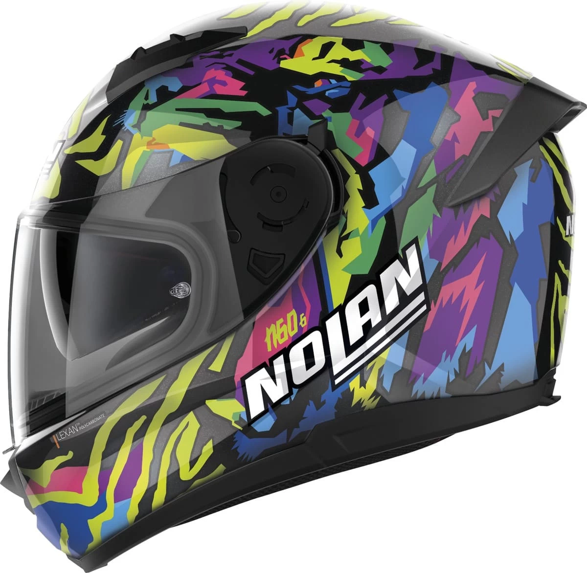 Nolan Integralhelm N60-6 Barrio Mit Ultra-Wide-Visier VPS Sonnenblende Und Pinlock ECE 22.06 5 Nolan Integralhelm N60-6 Barrio Mit Ultra-Wide-Visier VPS Sonnenblende Und Pinlock ECE 22.06 – Bild 3