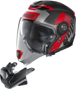 Nolan Crossover-Modularhelm N70-2 GT Mit P/J Homologation Und Sonnenblende 29 Nolan Crossover-Modularhelm N70-2 GT Mit P/J Homologation Und Sonnenblende -Motorradbekleidungsgeschäft n70 2gt celeres ncom fbk 31 chin