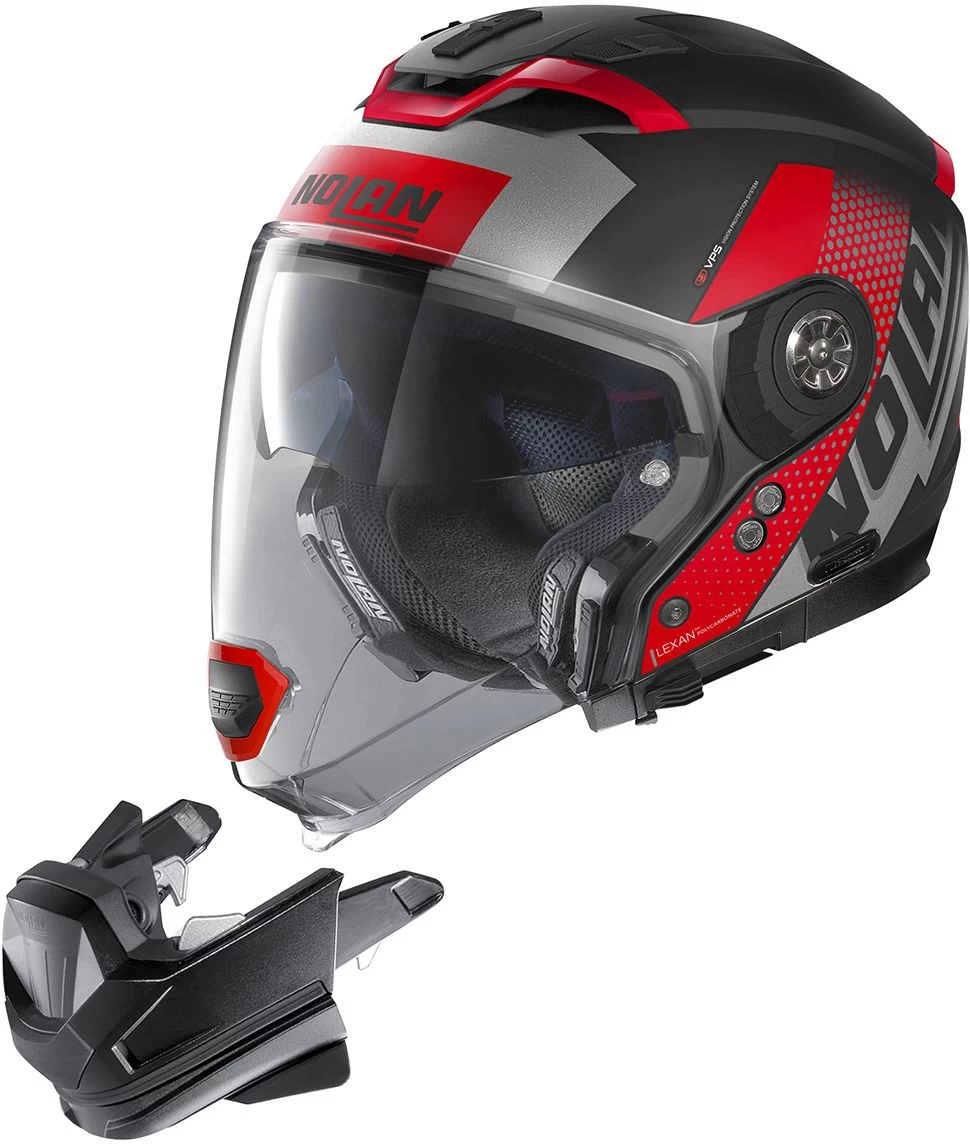 Nolan Crossover-Modularhelm N70-2 GT Mit P/J Homologation Und Sonnenblende 10 Nolan Crossover-Modularhelm N70-2 GT Mit P/J Homologation Und Sonnenblende – Bild 8