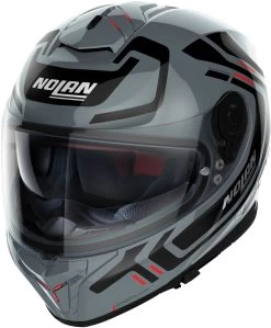 Nolan Integralhelm N80-8 Ally Mit Ultra-Wide Visier Pinlock Sonnenblende ECE 22.06 -Motorradbekleidungsgeschäft n80 8 ally ncom slgrey 51 34front 1 1