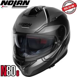 Nolan Integralhelm N80-8 Astute Mit Ultra-Wide Visier Pinlock Sonnenblende ECE 22.06 17 Nolan Integralhelm N80-8 Astute Mit Ultra-Wide Visier Pinlock Sonnenblende ECE 22.06 -Motorradbekleidungsgeschäft n80 8 astute ncom flgrey 23 xhaupt
