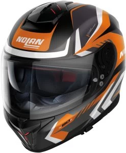 Nolan Integralhelm N80-8 Rumble Mit Ultra-Wide Visier Pinlock Sonnenblende ECE 22.06 -Motorradbekleidungsgeschäft n80 8 rumble n com fbk 061 34front 1 1