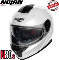 Nolan Integralhelm N80-8 Special Mit Ultra-Wide Visier Und Sonnenblende ECE 22.06 -Motorradbekleidungsgeschäft n80 8 special ncom pwh 15 xhaupt