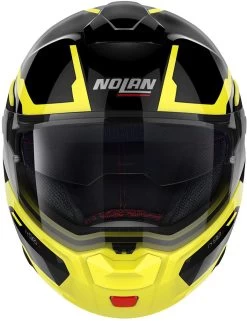 Nolan Klapphelm N90-3 N-COM Mit Ultra-Wide Visier Pinlock Sonnenblende Und Dual Action Verschluss -Motorradbekleidungsgeschäft n90 3 driller ncom gbk 26 fr