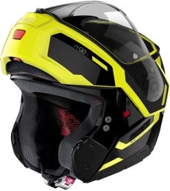 Nolan Klapphelm N90-3 N-COM Mit Ultra-Wide Visier Pinlock Sonnenblende Und Dual Action Verschluss -Motorradbekleidungsgeschäft n90 3 driller ncom gbk 26 open