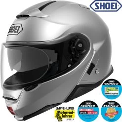 Shoei Klapphelm NEOTEC II 2 Mit Sonnenblende Und Pinlock -Motorradbekleidungsgeschäft neotec2 lightsilver haupt