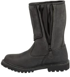 Kochmann Motorradstiefel NEVADA Klassische Boots Leder 26cm Hoch Wasserdicht Mit Reißverschluss -Motorradbekleidungsgeschäft nevada schwarz offen