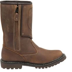 Kochmann Motorradstiefel NEVADA Klassische Boots Leder 26cm Hoch Wasserdicht Mit Reißverschluss -Motorradbekleidungsgeschäft nevada braun innen