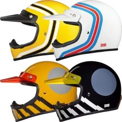 Nexx Retro-Crosshelm X.G200 Inklusive Verstellbarem Helmschirm Und Doppel-D-Ringverschluss