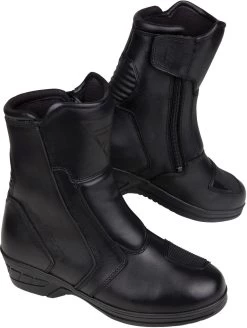 Modeka Damen Motorradstiefel NICOLETTA LADY Wasserdicht CE Mit Erhöhtem Absatz Perfekt Für Kurze Beine