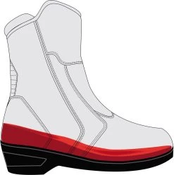 Modeka Damen Motorradstiefel NICOLETTA LADY Wasserdicht CE Mit Erhöhtem Absatz Perfekt Für Kurze Beine -Motorradbekleidungsgeschäft nicolettalady sketch