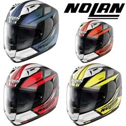 Nolan Integralhelm N60-6 DOWNSHIFT Mit Ultra-Wide-Visier VPS Sonnenblende Und Pinlock ECE 22.06