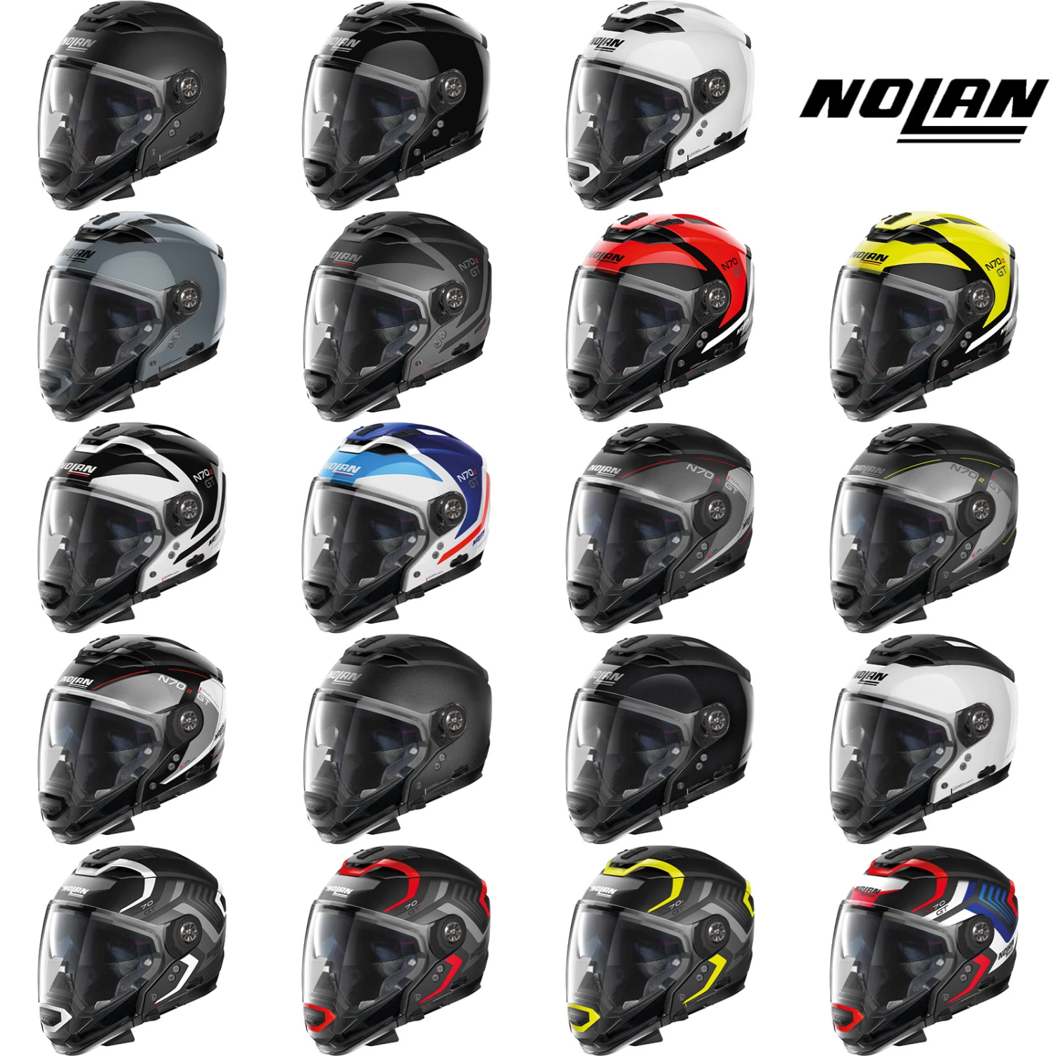 Nolan Crossover-Modularhelm N70-2 GT Mit P/J Homologation Und Sonnenblende 3 Nolan Crossover-Modularhelm N70-2 GT Mit P/J Homologation Und Sonnenblende