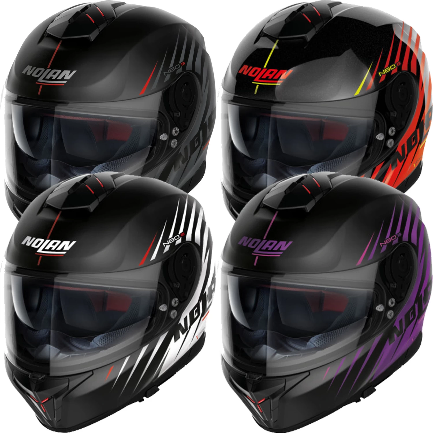 Nolan Integralhelm N80-8 Kosmos Mit Ultra-Wide Visier Pinlock Sonnenblende ECE 22.06 3 Nolan Integralhelm N80-8 Kosmos Mit Ultra-Wide Visier Pinlock Sonnenblende ECE 22.06